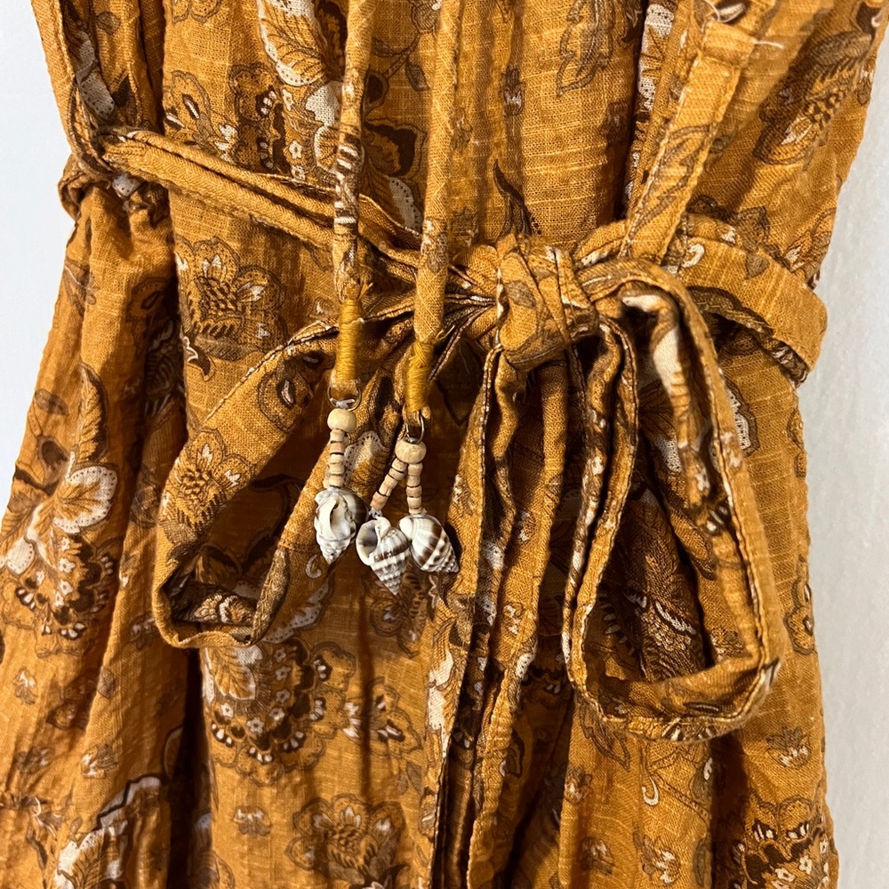 Stunning print maxi dress size